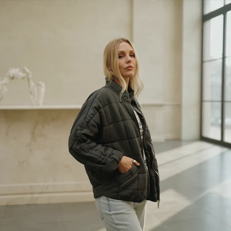 Beata | Przytulna pikowana kurtka oversize