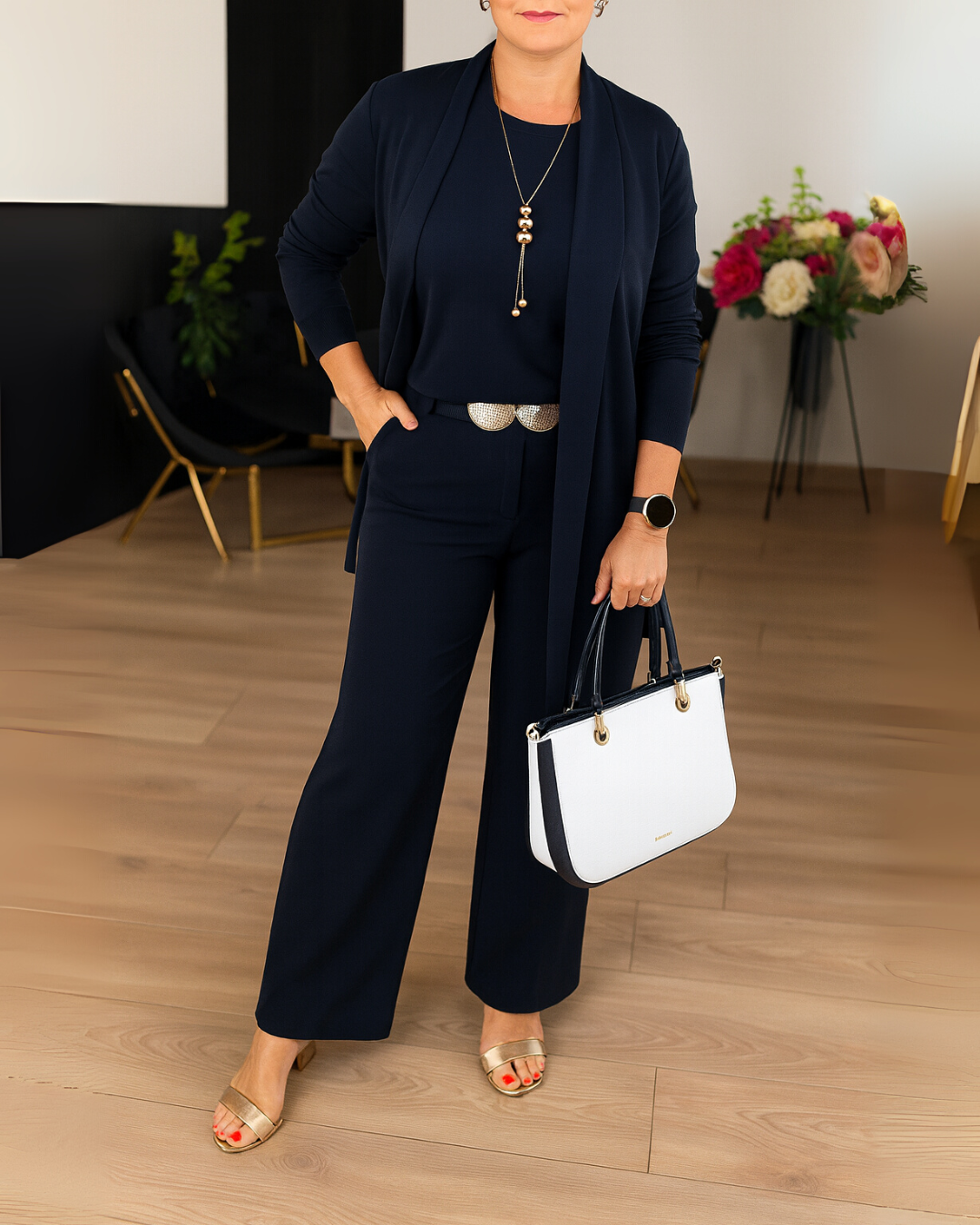 SOFÍA | MIĘKKI 3-CZĘŚCIOWY KOMPLET PREMIUM Z KARDIGANEM