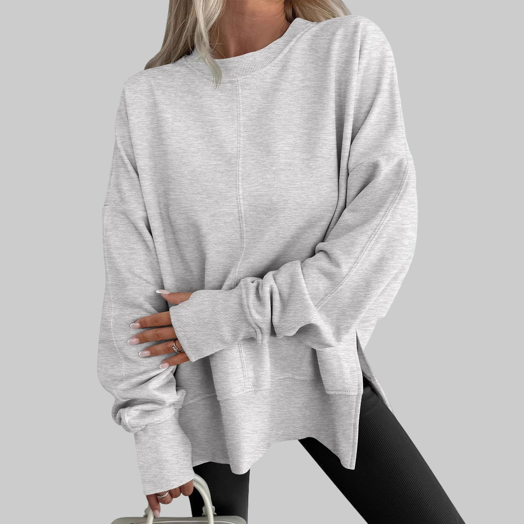 LIVIA | szary sweter oversize