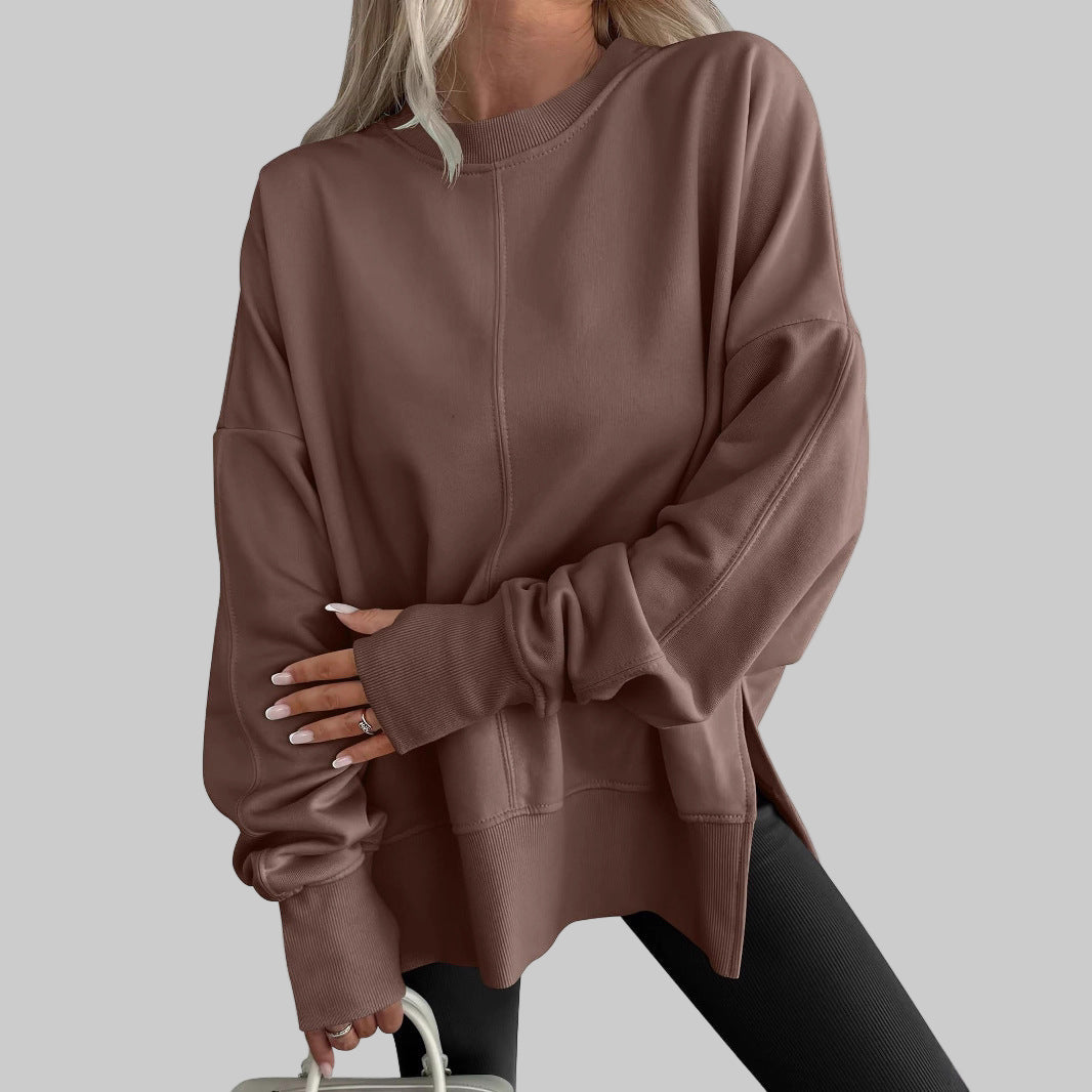 LIVIA | szary sweter oversize