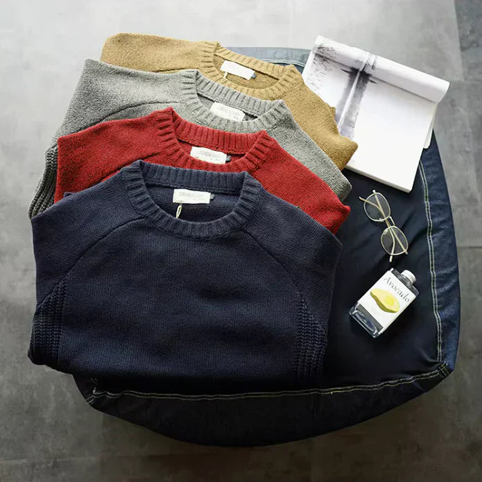 Ozyrys | Klasyczny sweter z dzianiny alpejskiej