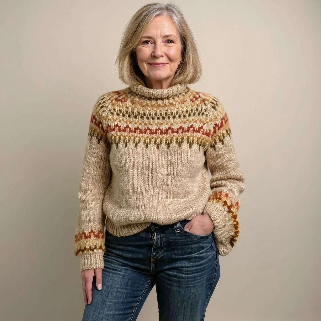 HELENA | Dzianinowy sweter vintage